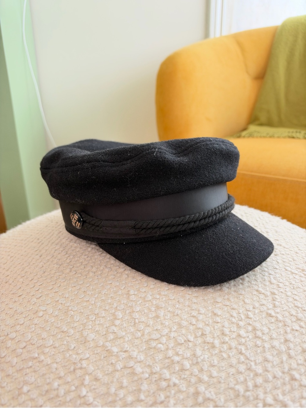 Black Wool Fisherman Cap - ASOS Fall Hat